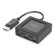 Wholesale 4K DisplayPort To HDMI Splitter 1x DP In. 2x HDMI 