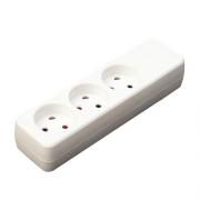 Wholesale Garbot Plast Power Strip 3-way K Outlet. White