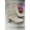 SIDE TIE KNOT ANKLE BOOTS