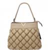 Quilted Grab Bag With Crossbody Strap