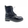  Laced Up Croc-Effect Hight Ankle Boots  shoes wholesale