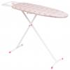 Mabel Home T-Leg Adjustable Height Ironing Board With Grey A
