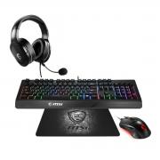 Wholesale MSI Ready To Play Keyboard Wired Mouse Headset And Mouse Mat Gaming Set