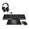 MSI Ready To Play Keyboard Wired Mouse Headset And Mouse Mat Gaming Set