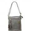 Crossbody Bag With Tassel Zipper Pocket