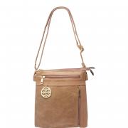 Wholesale Metal Plate Button Crossbody Bag