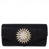 Glittery Pearl Flower Clutch Bags