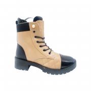 Wholesale Laced Up Low Heel Boots