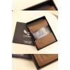 Handcrafted Flipout Card Pockets Genuine Leather Wallet purses wholesale