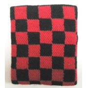 Wholesale Red And Black Checks Sweat Bands
