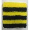 Yellow And Black Sweat Bands wholesale sportswear