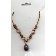 Wholesale Brown Stone Necklaces