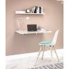 Compact Folding Wall Table/Desk, White wholesale