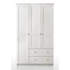 COLETTE 3 Door 2 Drawers Wardrobe, White wholesale