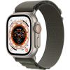 Apple Watch Ultra GPS Cellular 49mm Titanium Case With Green Alpine Loop Smart Watches