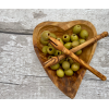 Olive Wood Picks Forks Set