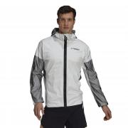 Wholesale Adidas GP3324 Terrex Pro Trail Running Rain Jacket White Gray For Men