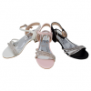 Ladies Low Heel Back Strap Sandal