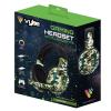 Vybe VYCH03 Camo Wired Gaming Headset With LED Lights - Jungle Green
