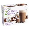Fig & Olive 2 Pack Cafe Latte Glass 240ML wholesale mugs
