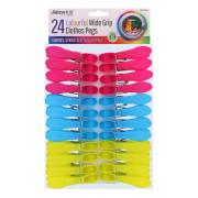 Wholesale Jayting 24 Colourful Jumbo Plastic Clothes Pegs