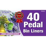 Wholesale Rysons Scented Pedal Bin Liners Roll With Tie Handles 40 Pc