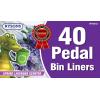 Rysons Scented Pedal Bin Liners Roll With Tie Handles 40 Pc