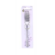Wholesale Fig & Olive Stainless Steel Forks 4 Pcs