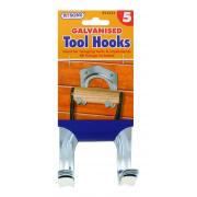 Wholesale Rysons Galvanised Tool Hooks 5 Pcs