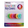 Jayting Key Cover Colour Coded 6 Pack wholesale giftware