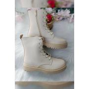 Wholesale Plain Laces Detailed Side Zip Boot