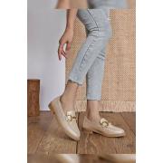 Wholesale Animal Pattern Detaled Loafers