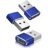 Pack Of 3 USB C Female To USB A Male Adapter Type C Charger  computer cables wholesale