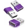Pack Of 3 USB C Female To USB A Male Adapter Type C Charger 