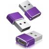 Pack Of 3 USB C Female To USB A Male Adapter Type C Charger  wholesale connectors