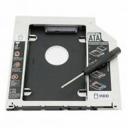 Wholesale Sata Silver 2nd Hdd Ssd Hard Disk Drive Caddy Case Tray 