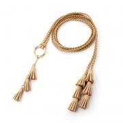 Wholesale Tassel Belt Women Thin Waist Rope Fashion Braided Self Tie