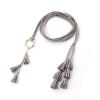 Tassel Belt Women Thin Waist Rope Fashion Braided Self Tie