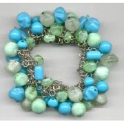 Wholesale Turquoise And Jade Fat Charm Bracelets