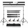 10FT ADJUSTABLE PHOTOGRAPHY BACKGROUND SUPPORT STAND PHOTO 