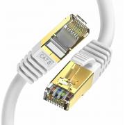 Wholesale 3m White Colour Cat8 Ethernet Network Cable 40gbps Lan 