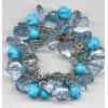 Turquoise Fat Charm Bracelets