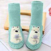 Wholesale 0-6 Months 12cm Infant Baby Girl Boy Warm Slippers Socks