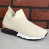 Uk Size 3 Eur Size 36 Ladies Slip On Sock Wedge Sneakers 