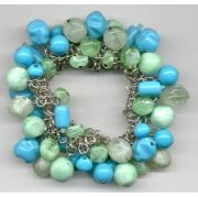 Wholesale Brown Stone Chip Bracelets