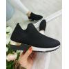 Uk Size 6 Eur Size 39 Ladies Slip On Sock Wedge Sneakers  footwear wholesale