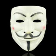 Wholesale Yellow Fancy Face Mask Hacker V Anonymous For Vendetta Guy