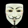Yellow With Eye Liner Fancy Face Mask Hacker V Anonymous Guy party wholesale
