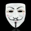 White With Eye Liner Fancy Face Mask Hacker For Vendetta Guy