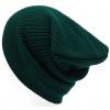 Green Men Ladies Knitted Woolly Winter Slouch Beanie Hat Cap